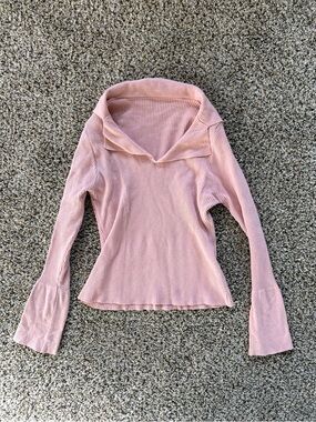 Pink Long Sleeve Top